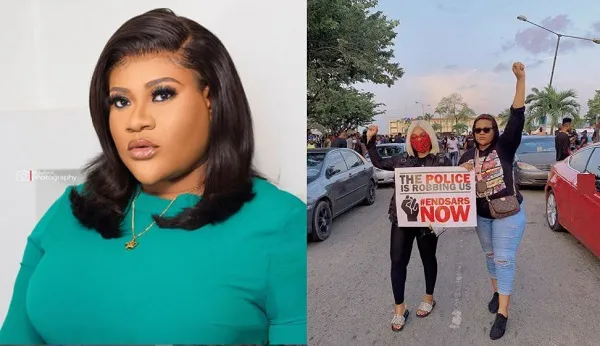 Mind What You Eat At Protest Ground – Nkechi Blessing Advises EndSARS Protesters