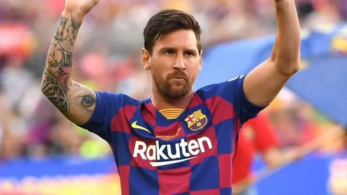 Lionel Messi of Barcelona FC